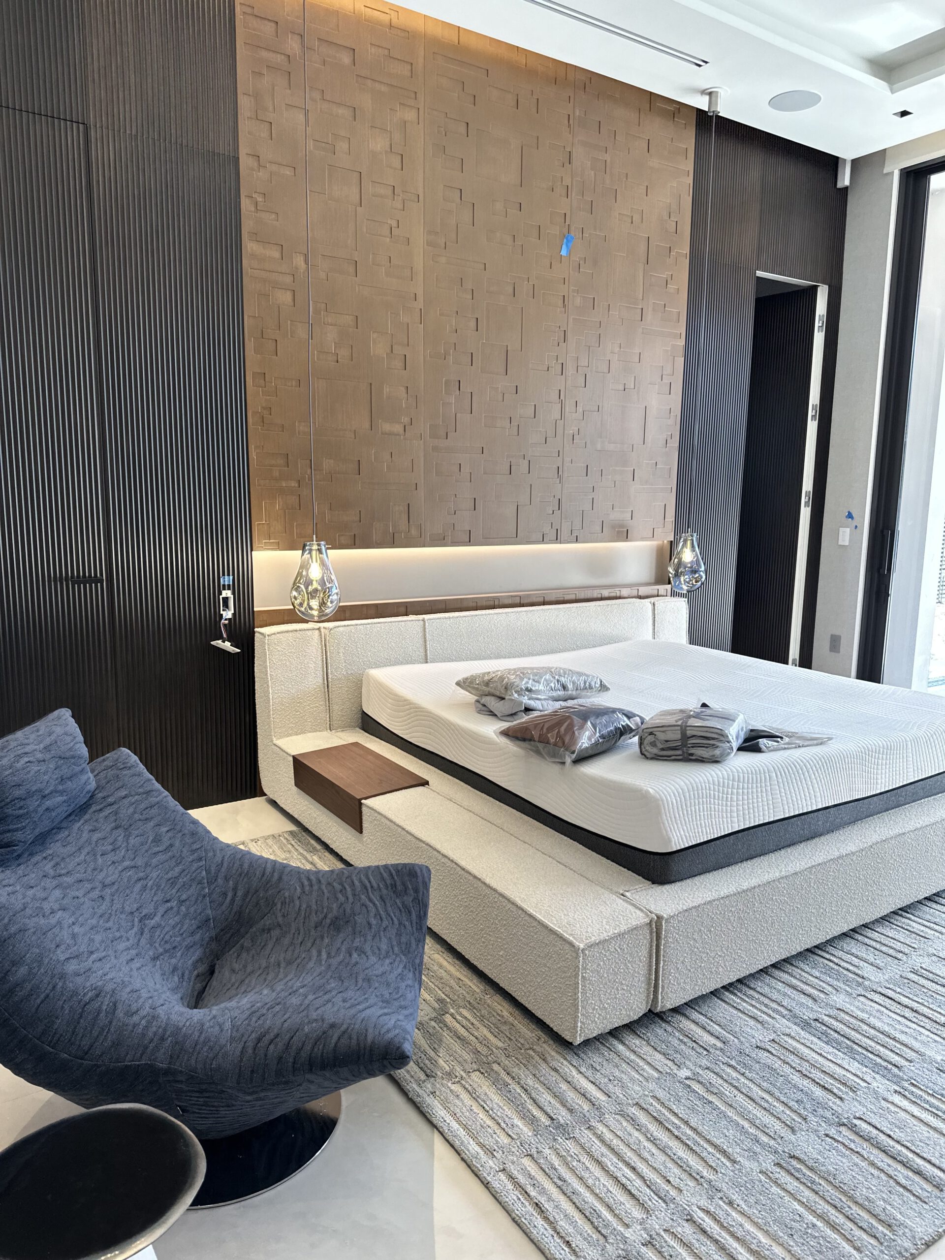 Accent lighting and ambiance setup